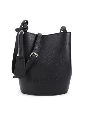 Burberry Lorne Leather Bucket Crossbody Bag on SALE .